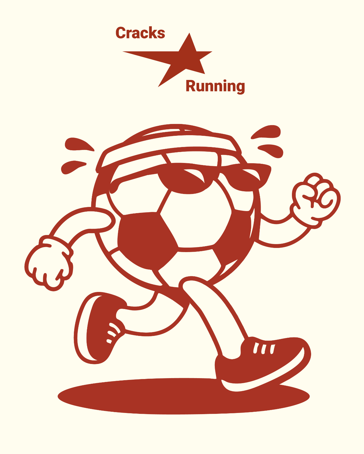 Pieza Cracks Running 3